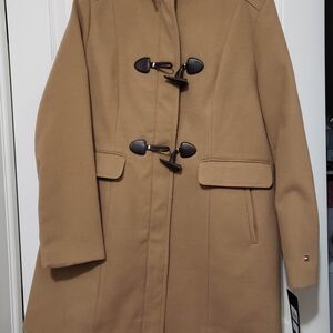 Tan Hooded Coat